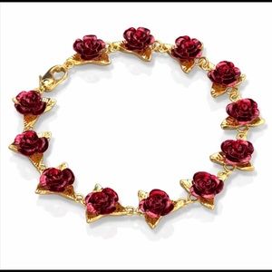 Danbury Mint: A Dozen Roses Bracelet